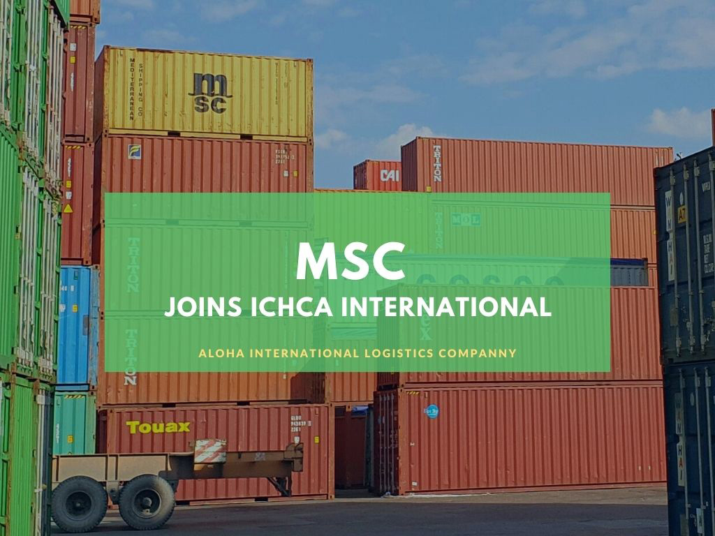 MSC JOINS ICHCA INTERNATIONAL- ALOHA LOGISTICS