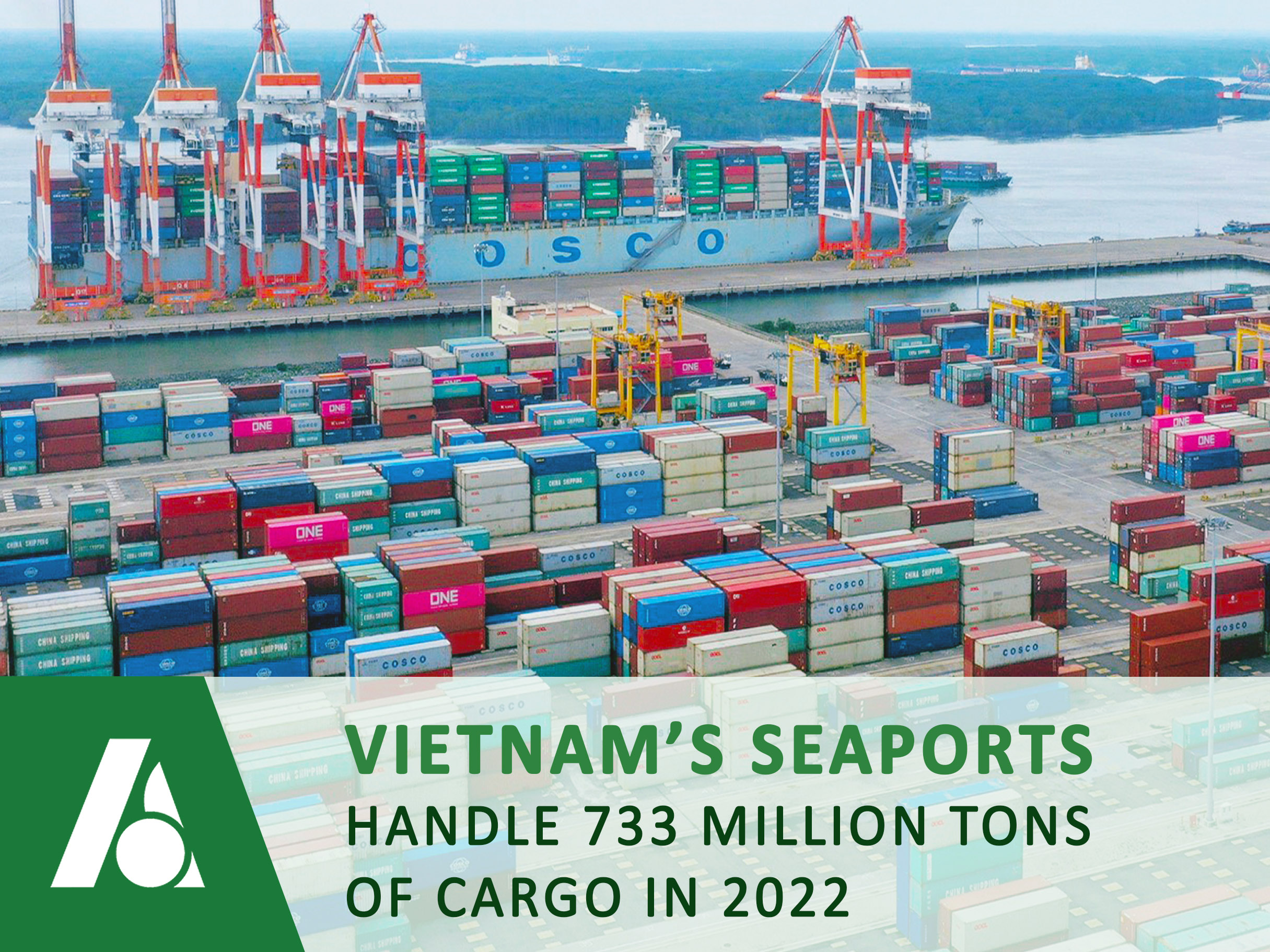 VIETNAM&rsquo;S SEAPORTS HANDLE 733 MILLION TONS OF CARGO IN 2022 - ALOHA LOGISTICS 